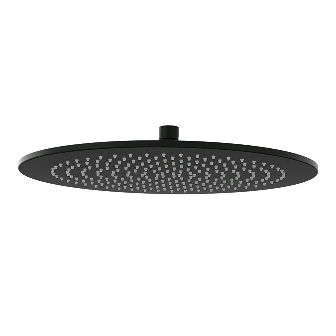 Villeroy and Boch Universal 350mm Round Shower Head - Matt Black