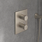 Villeroy and Boch Universal Concealed Thermostat Valve Dual Oulet - Brushed Nickel Matt