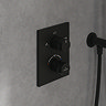 Villeroy and Boch Universal Concealed Thermostat Valve Dual Oulet - Matt Black