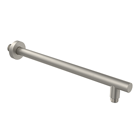 Villeroy and Boch Universal Round Shower Arm Wall Mounted - Brushed Nickel Matt