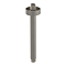 Villeroy and Boch Universal Round Vertical Shower Arm - Brushed Nickel Matt