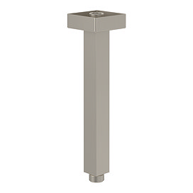 Villeroy and Boch Universal Square Vertical Shower Arm - Brushed Nickel Matt