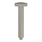 Villeroy and Boch Universal Square Vertical Shower Arm - Brushed Nickel Matt