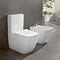 Villeroy and Boch Venticello DirectFlush Rimless BTW Close Coupled Toilet (Side/Rear Entry Water Inl