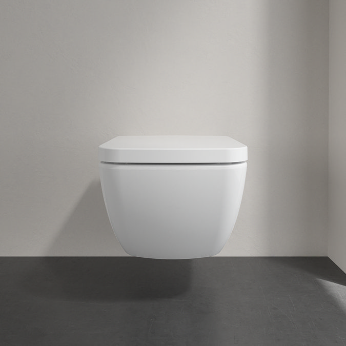 Villeroy and Boch Venticello DirectFlush Rimless Wall Hung Toilet + Soft Close Seat