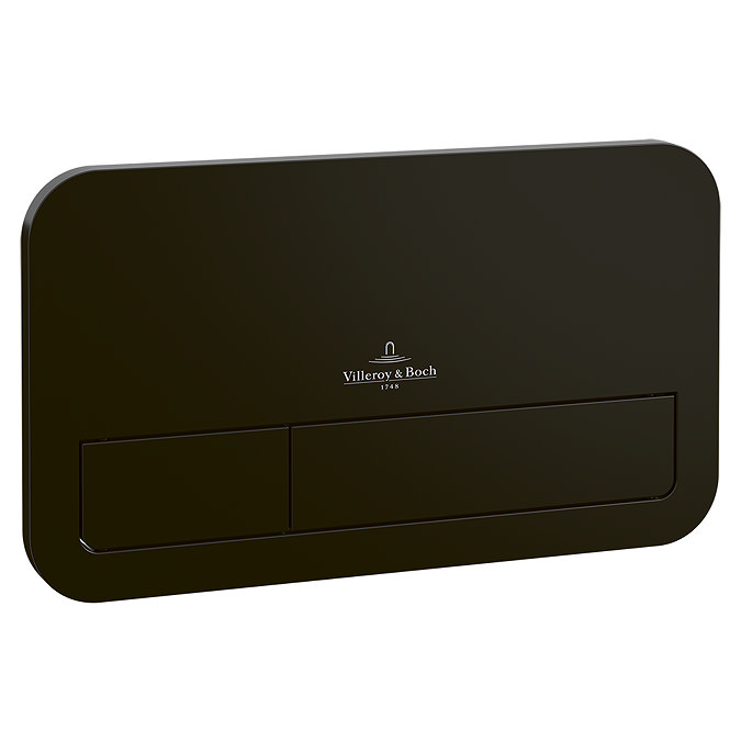 Villeroy and Boch ViConnect Black Matt Dual Flush Plate