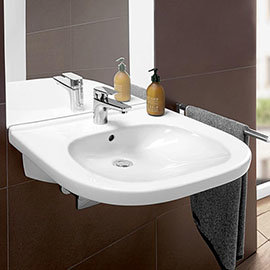 Villeroy and Boch ViCare 555mm Wheelchair Accessible Washbasin - 41195501 Medium Image