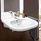 Villeroy and Boch ViCare 555mm Wheelchair Accessible Washbasin - 41195501 Large Image