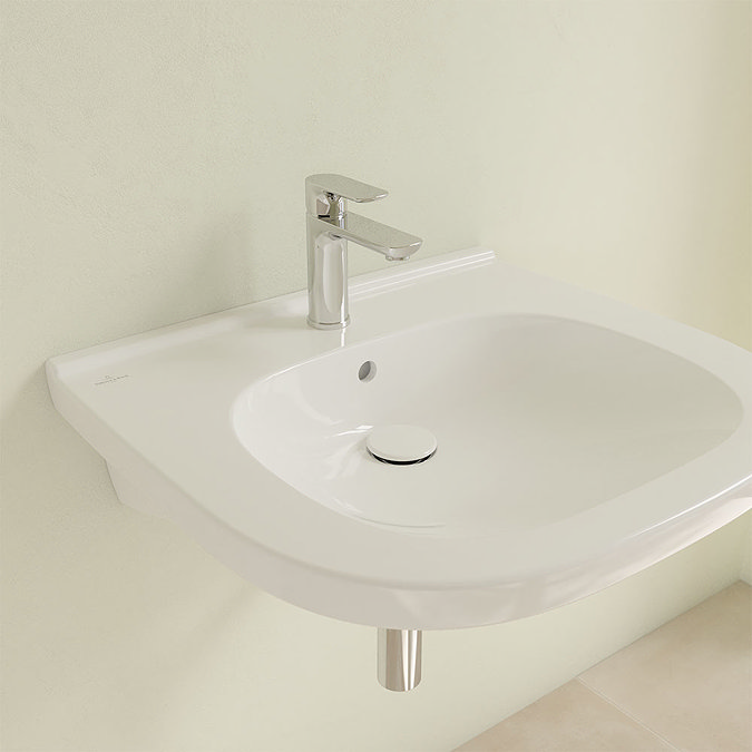 Villeroy and Boch ViCare 600mm Wheelchair Accessible Washbasin - 41196001  Profile Large Image