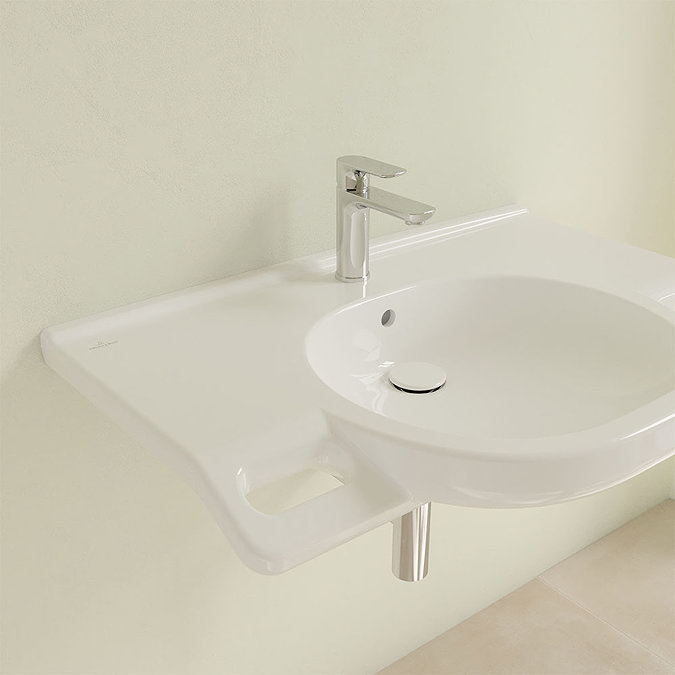 Villeroy and Boch ViCare 810mm Wheelchair Accessible Washbasin - 41208001  Feature Large Image