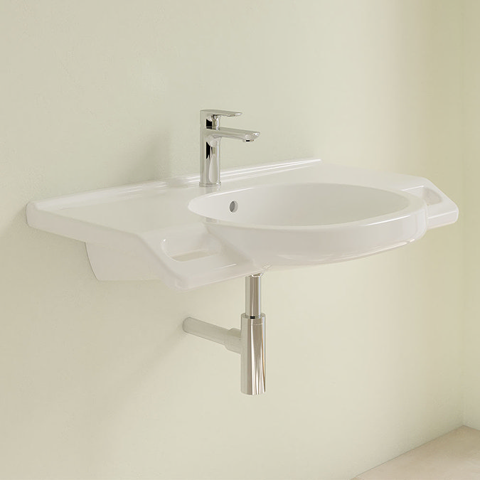Villeroy and Boch ViCare 810mm Wheelchair Accessible Washbasin - 41208001  Standard Large Image