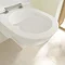 Villeroy and Boch ViCare Rimless Wall Hung Toilet + Soft Close Seat  Standard Large Image