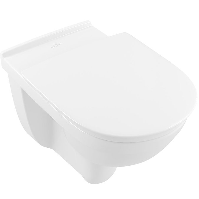 Villeroy and Boch ViCare Rimless Wall Hung Toilet + Soft Close Seat  Newest Large Image