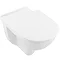 Villeroy and Boch ViCare Rimless Wall Hung Toilet + Soft Close Seat  Newest Large Image