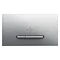 Villeroy and Boch ViConnect Brushed Chrome Dual Flush Plate - 92218069 Profile Large Image