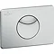 Villeroy and Boch ViConnect Brushed Chrome Dual Flush Plate - 92248569 Large Image
