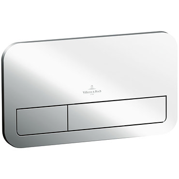 Villeroy and Boch ViConnect Chrome Dual Flush Plate