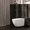 Villeroy and Boch ViConnect Glass Glossy Black Dual Flush Plate - 922160RB  Feature Large Image