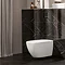 Villeroy and Boch ViConnect Glass Glossy Black Dual Flush Plate - 922160RB Feature Large Image