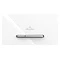 Villeroy and Boch ViConnect Glass Glossy White Dual Flush Plate - 922160RE Profile Large Image