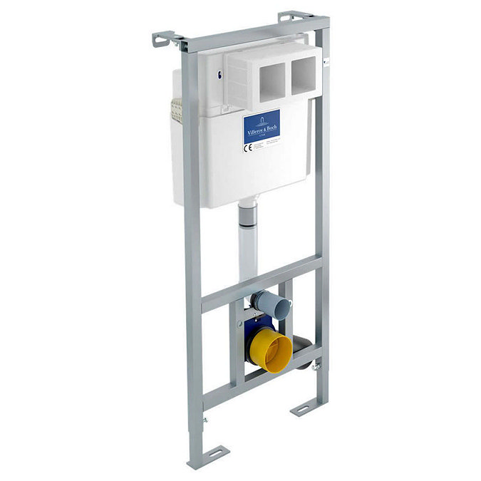 Villeroy and Boch Viconnect Pro 1120mm Toilet Frame + Chrome Flush Plate - 92214461 Feature Large I