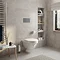 Villeroy and Boch Viconnect Pro 1120mm Toilet Frame + Chrome Flush Plate - 92214461 In Bathroom Large Image