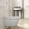 Villeroy and Boch Viconnect Pro Toilet Frame with Chrome Flush Plate + Subway 2.0 Wall Hung Toilet
