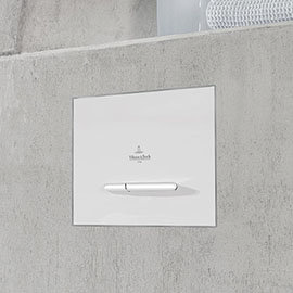Villeroy and Boch ViConnect White Dual Flush Plate - 92218068 Medium Image
