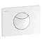 Villeroy and Boch ViConnect White Dual Flush Plate - 92248568 Large Image