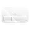 Villeroy and Boch ViConnect White Dual Flush Plate - 92249068  Profile Large Image