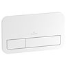 Villeroy and Boch ViConnect White Dual Flush Plate - 92249068 Large Image