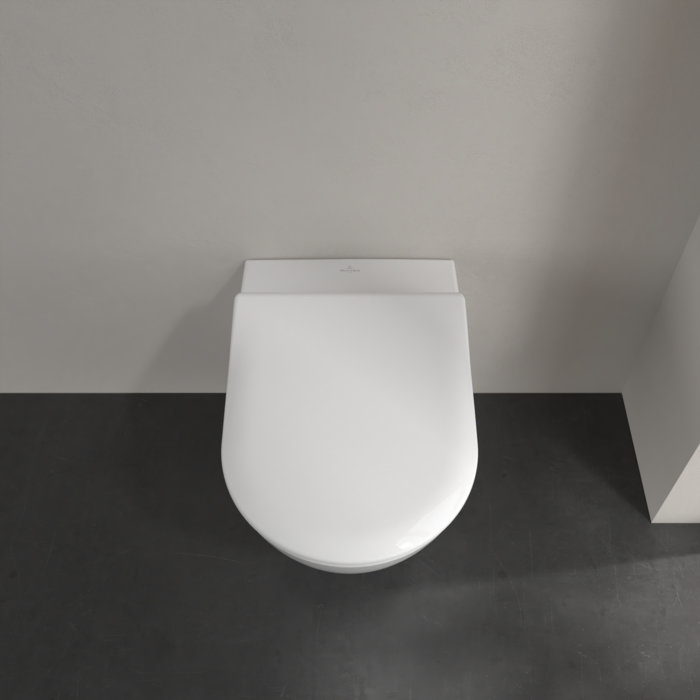 Villeroy & Boch Subway 2.0 Rimless Wall Hung Toilet + Soft Close Seat