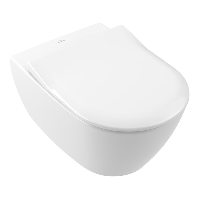 Villeroy & Boch ViPro 2.0 Toilet Frame with White Flush Plate + Subway 2.0 Wall Hung Toilet