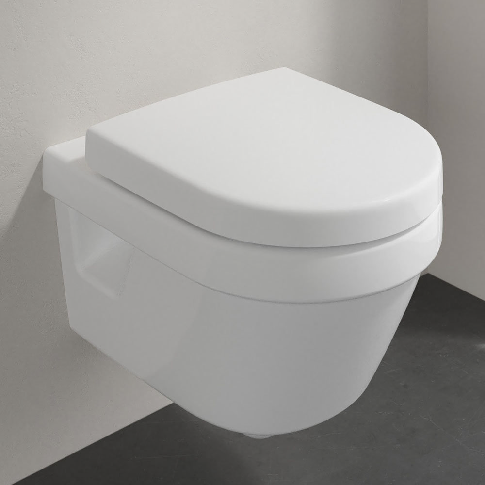 Villeroy & Boch Viconnect Pro Toilet Frame with Chrome Flush Plate