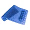 Vinyl Massage Bath Mat - 410 x 660mm - Blue - 1605020 Large Image