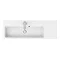 Vision 1000 x 355mm Gloss White Wall Mounted Sink Vanity Unit  Feature Large Image