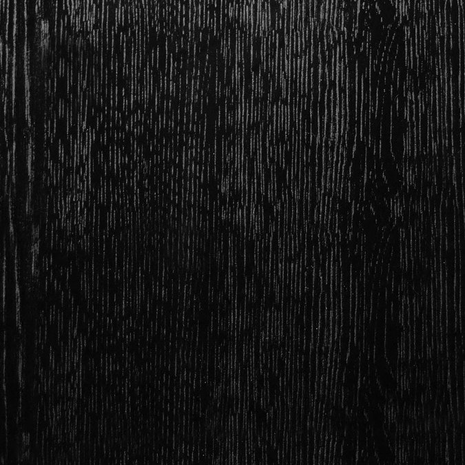 Vision 500 x 355mm Black Wood Wall Mounted Sink Vanity Unit Feature Large Image