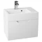 Vision 500 x 355mm Gloss White Wall Mounted Sink Vanity Unit  Profile Large Image