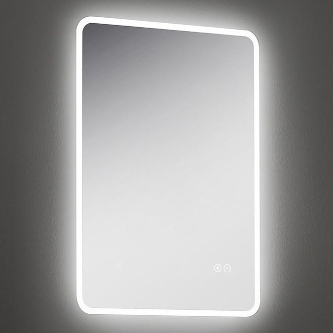 Vision 700 x 500mm LED Illuminated Bluetooth Mirror Inc. Touch Sensor + Anti-Fog Feature Large Imag