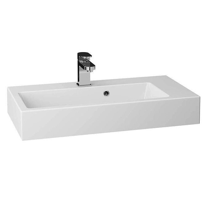 Vision 708x353mm Polymarble Counter Top Basin - PLYBAS700 Large Image