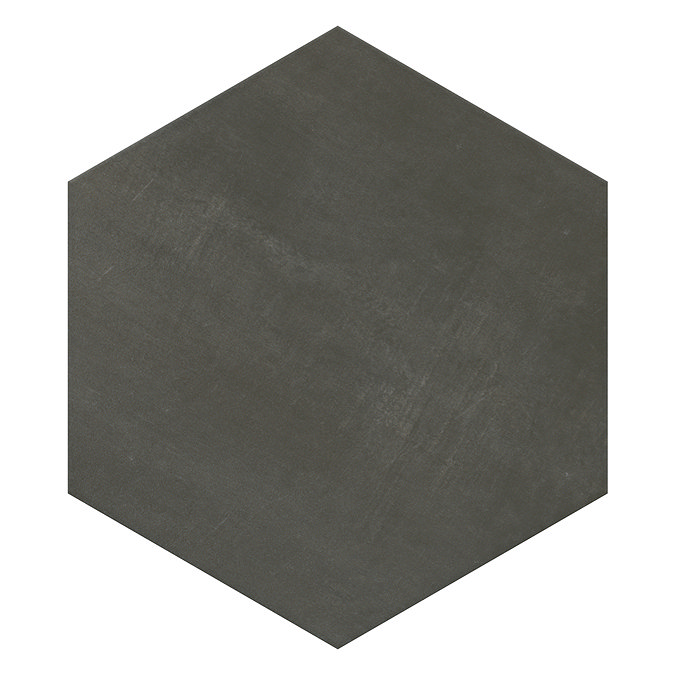 Vista Hexagon Dark Grey Wall Tiles - 30 x 38cm  additional Large Image