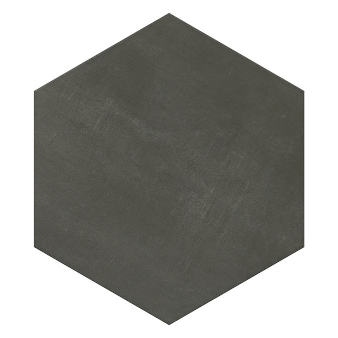 Vista Hexagon Dark Grey Wall Tiles - 30 x 38cm additional Large Image