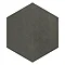 Vista Hexagon Dark Grey Wall Tiles - 30 x 38cm Newest Large Image