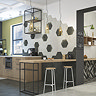 Vista Hexagon Dark Grey Wall Tiles - 30 x 38cm  Profile Large Image
