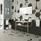 Vista Hexagon Dark Grey Wall Tiles - 30 x 38cm Feature Large Image