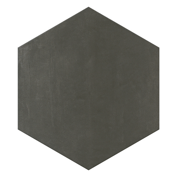 Vista Hexagon Anthracite Wall Tiles - 30 x 38cm Large Image