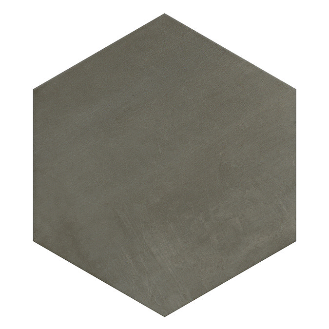Vista Hexagon Grey Wall Tiles - 30 x 38cm  Feature Large Image
