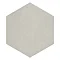 Vista Hexagon Ice Wall Tiles - 30 x 38cm Large Image