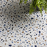 Vista Terrazzo Effect Hexagon Porcelain Wall & Floor Tiles - 215 x 250mm