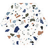 Vista Terrazo Effect Hexagon Porcelain Wall + Floor Tiles - (Pack of 24) - 215 x 250mm  Profile Larg